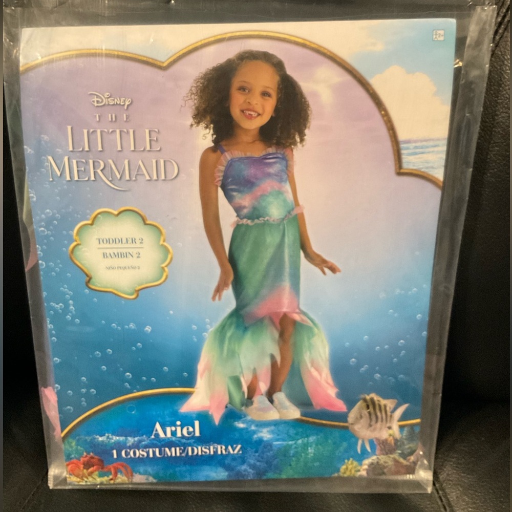 New Disney Little Mermaid Ariel Costume 2T